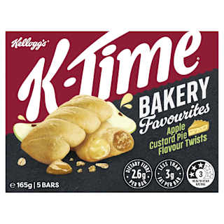 Kellogg's K-Time Bakery Favorites Twists Apple & Custard