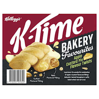 Kellogg's K-Time Bakery Favorites Twists Apple & Custard