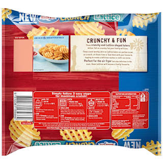Birds Eye Golden Crunch Lattice