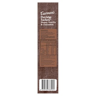 Carman's Honey, Vanilla & Cinnamon Gourmet Porridge Sachets