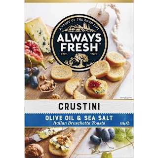 Always Fresh Crustini Olive & Sea Salt