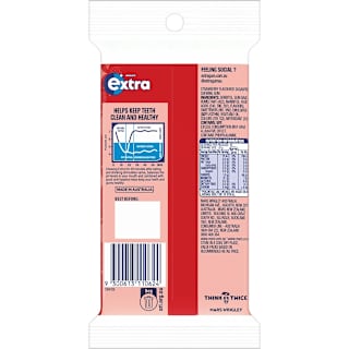 Extra Strawberry Chewing Gum Sugar Free