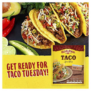 Old El Paso Mexican Reduced Salt Taco Spice Mix Mild