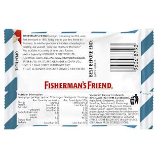 Fisherman's Friend Mints Spearmint Sugar Free
