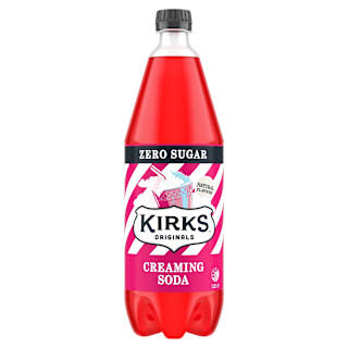 Kirks Sugar Free Creaming Soda Bottle Soft Drink