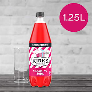 Kirks Sugar Free Creaming Soda Bottle Soft Drink