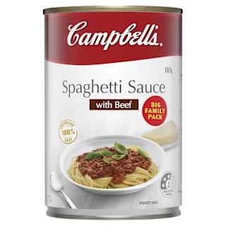Campbell's Spaghetti Sauce With Beef