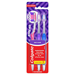 Colgate Zig Zag Deep Interdental Clean Toothbrush Soft