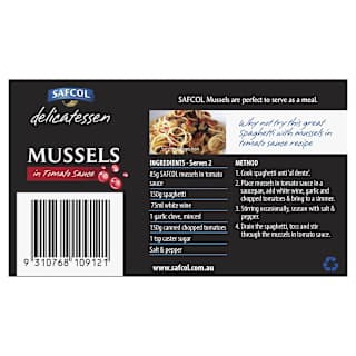 Safcol Delicatessen Mussels in Tomato Sauce
