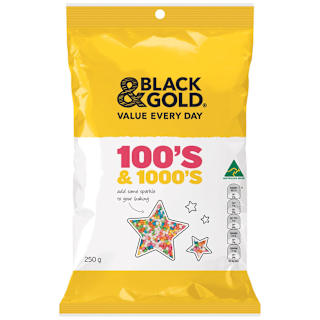 Black & Gold 100s & 1000s