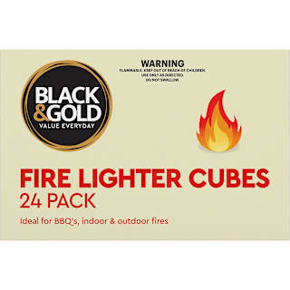 Black & Gold Fire Lighters