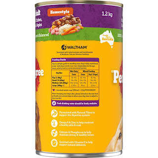 Pedigree Wet Dog Food Chicken, Rice & Vegies Homestyle 1.2kg Can