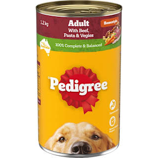 Pedigree Homestyle With Beef Pasta & Veggies Wet Dog Food Can