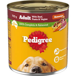 Pedigree Homestyle With Beef Pasta & Veggies Wet Dog Food Can