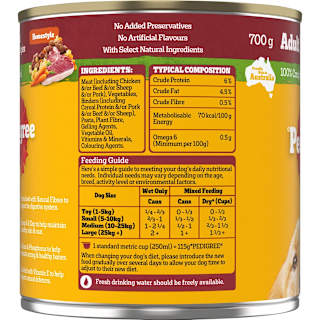 Pedigree Homestyle With Beef Pasta & Veggies Wet Dog Food Can