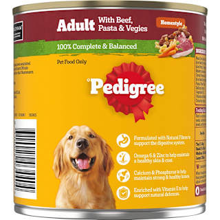 Pedigree Homestyle With Beef Pasta & Veggies Wet Dog Food Can
