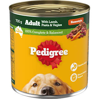 Pedigree Homestyle With Lamb Pasta & Veggies Wet Dog Food Can