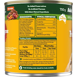 Pedigree Homestyle With Lamb Pasta & Veggies Wet Dog Food Can