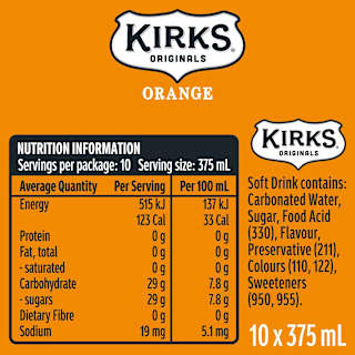 Kirks Orange Multipack Cans