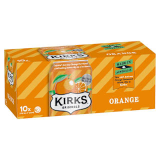 Kirks Orange Multipack Cans
