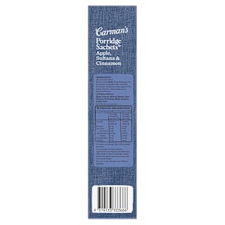 Carman's Gourmet Porridge Sachets Apple Sultana & Cinnamon