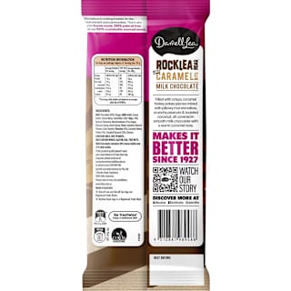 Darrell Lea Rocklea Road Milk Choc With Caramel Bits Block