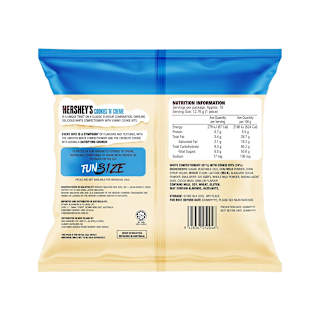 Hershey's Chocolate Cookies And Cream Share Bag
