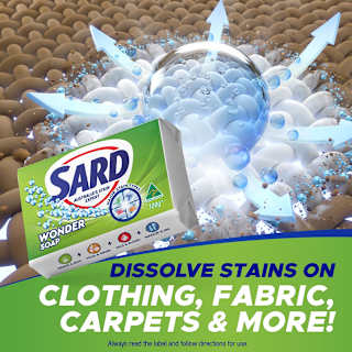 Sard Wonder Soap Stain Remover Laundry Soap Effective On All Major Stain Types