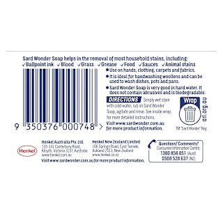 Sard Wonder Soap Stain Remover Laundry Soap Effective On All Major Stain Types