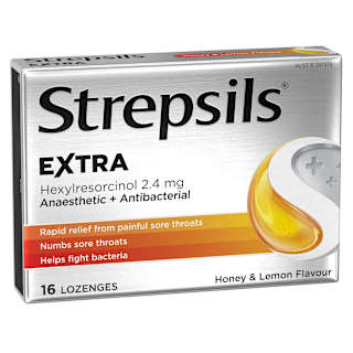 Strepsils Extra Honey And Lemon Sore Throat Fast Numb Lozenges