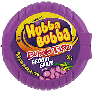 Hubba Bubba Groovy Grape Bubble Gum Tape