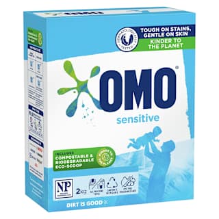 OMO Sensitive Laundry Detergent Powder Front & Top Loader