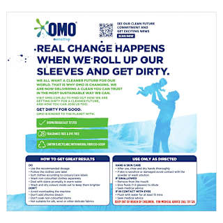 OMO Sensitive Laundry Detergent Washing Powder Front & Top Loader