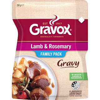 Gravox Lamb & Rosemary Liquid Gravy Pouch  Family Pack