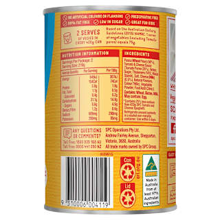 SPC Spaghetti Salt Reduced Tomato & Cheese