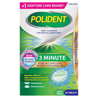 Polident Denture Cleanser Fresh Active