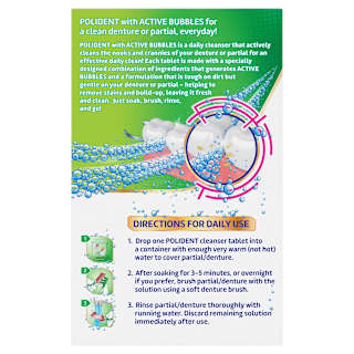 Polident Denture Cleanser Fresh Active