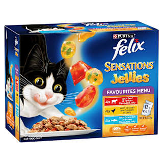 Felix Sensations Cat Food Favourites Menu