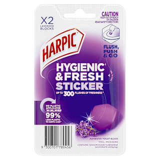 Harpic Hygienic & Fresh Toilet Cleaner Sticker Lily