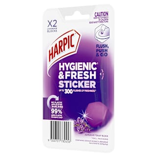 Harpic Hygienic & Fresh Toilet Cleaner Sticker Lily
