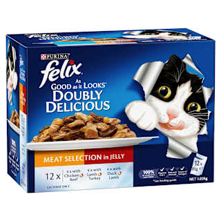 Felix Adult As Good as it Looks Doubly Delicious Meat Selection in Jelly Wet Cat Food