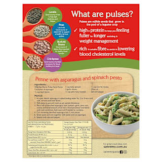 San Remo Pulse Pasta Penne Peas, Lentils, Chickpeas & Borlotti Beans