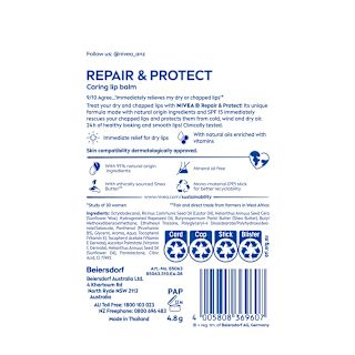 NIVEA Repair & Protection Caring Lip Balm SPF15