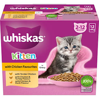 Whiskas Kitten Wet Cat Food Chicken In Gravy Pouch