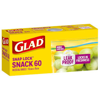 Glad Snap Lock Snack Bags