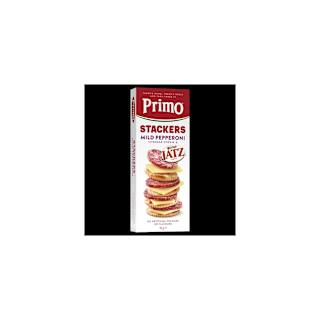 Primo Stackers Pepperoni with Jatz Crackers and Cheddar Cheese