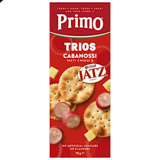Primo Party Faves Cabanossi Cheese and Jatz Crackers