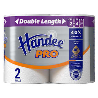 Handee Pro Paper Towels Double Length White