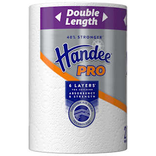 Handee Pro Paper Towels Double Length White