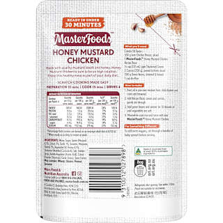 MasterFoods Honey Mustard Chicken Recipe Base